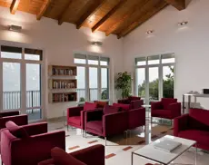 Belvedere Bellagio Hotel Interior Library Evening Lake View Current
